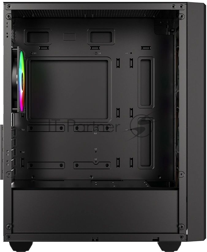 Корпус Case ID-Cooling WARE 300 ARGB Black mATX/win TG/ 4 fans/ Type C/ CPU 160mm/ GPU 320mm/ no PSU