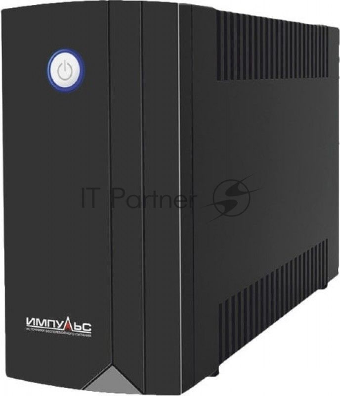 Источник бесперебойного питания Импульс Юниор 850 850 ВА/480 Вт, LED, АКБ 1х5.6А·ч, IEC-C13x4,черный