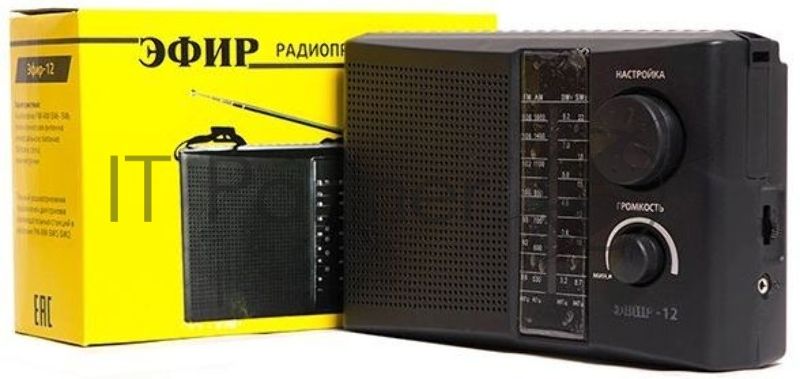 Радиоприемник Сигнал Эфир-12, черный