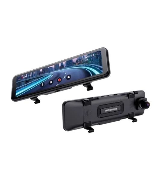 Видеорегистратор TrendVision CarPlay Mirror, 3840x2160, 11", с камерой заднего вида, G-сенсор, датчик движения