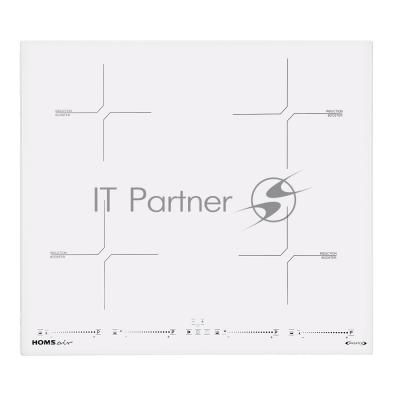 Индукционная варочная поверхность HOMSair HIC64SWH Inverter, 4 конфорки, стеклокерамика, 7200 Вт