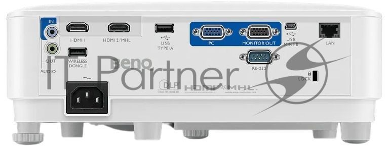 Проектор BenQ MH733 1080P; 4000 AL; 1.3X zoom, TR 1.15~1.5, 2xHDMI (MHL), LAN display, USB reader, USB WiFi (WDRT8192)