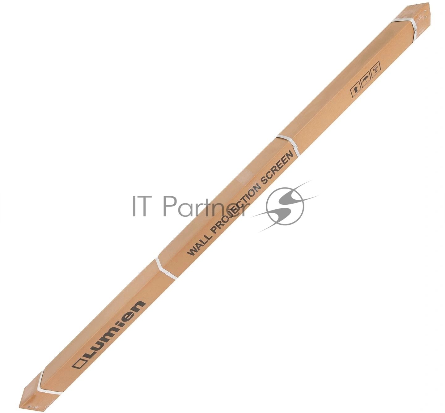 Настенный экран Lumien LEP-100129 Eco Picture 137х192см (рабочая область 104х186 см) (84") Matte White верх.кайма 30 см, восьмигранный корпус, возможность потолочн./настенного крепления, 16:9, цвет корпуса черный (треугольная упаковка)