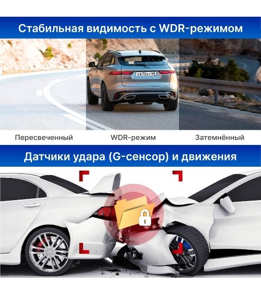 Видеорегистратор с радар-детектором TrendVision Combo F10 GPS ГЛОНАСС