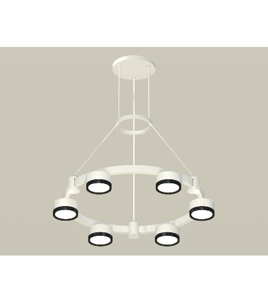 Светильник Ambrella light XR92031101/6 SWH/PBK белый песок/черный полированный GX53 (A9203, C9231, N8113)