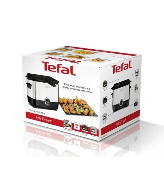 Фритюрница Tefal FF220015 1000Вт серебристый/черный