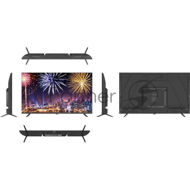Телевизор Aiwa 32" JH32TS210N черный LED HD 60Hz Android 13 WildRed 1Gb/8Gb