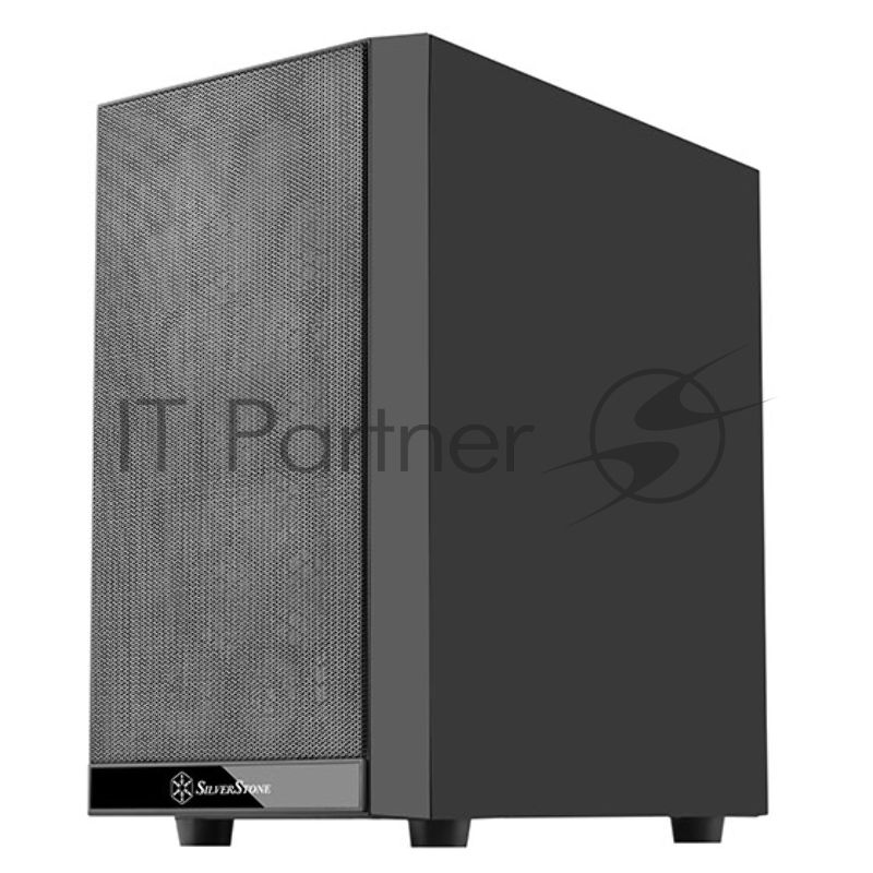 Компьютерный корпус Silverstone SST-PS15B-PRO Precision Mini Tower Micro ATX Computer Case, tempered glass, 2x 120мм ARGb, 1x ARGb Controller, black
