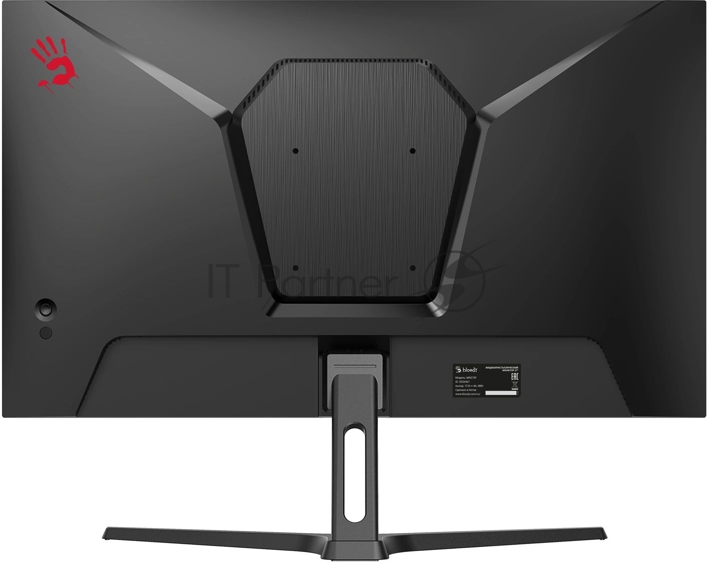 Монитор 27" Bloody MN270F IPS 1920x1080, 180 Гц, 1 мс, 16:9, 300 кд/м², 2xHDMI, 1xDP, 1x3.5 мм, черный