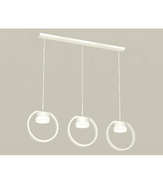 Светильник Ambrella light XB9106156/3 SWH/FR/CL белый песок/белый матовый/прозрачный GX53 (C9106, N8399)