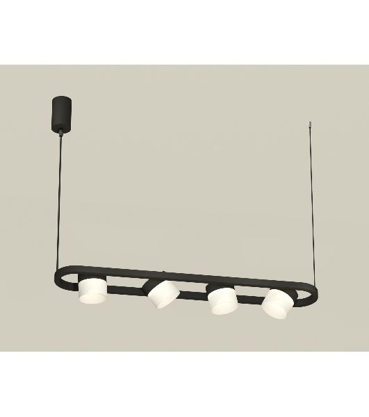 Светильник Ambrella light XB9164154/4 SBK/FR черный песок/белый матовый GX53 (C9164, N8402)