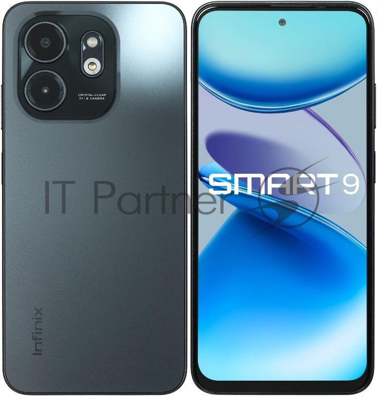 Смартфон Infinix Smart 9, 3/128Gb, черный