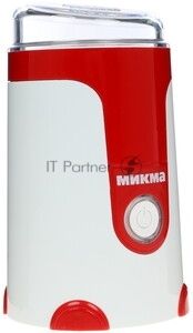 Кофемолка Микма ИП 33 бело-красная, 150 Вт, емкость чаши 50 гр (в уп. 6 шт)