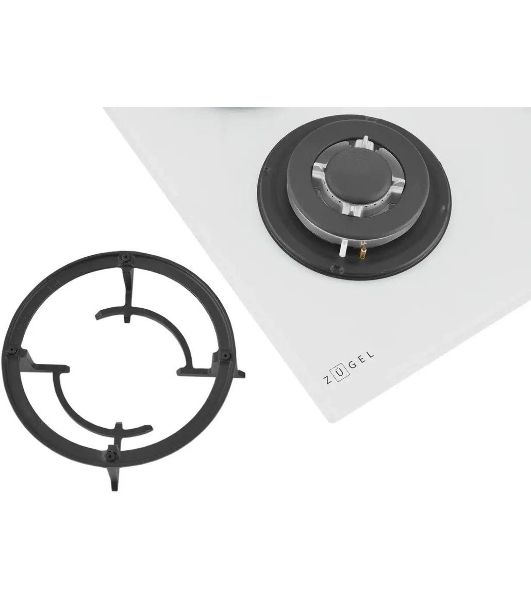 Варочная панель газ ZUGEL ZGH603W, белая