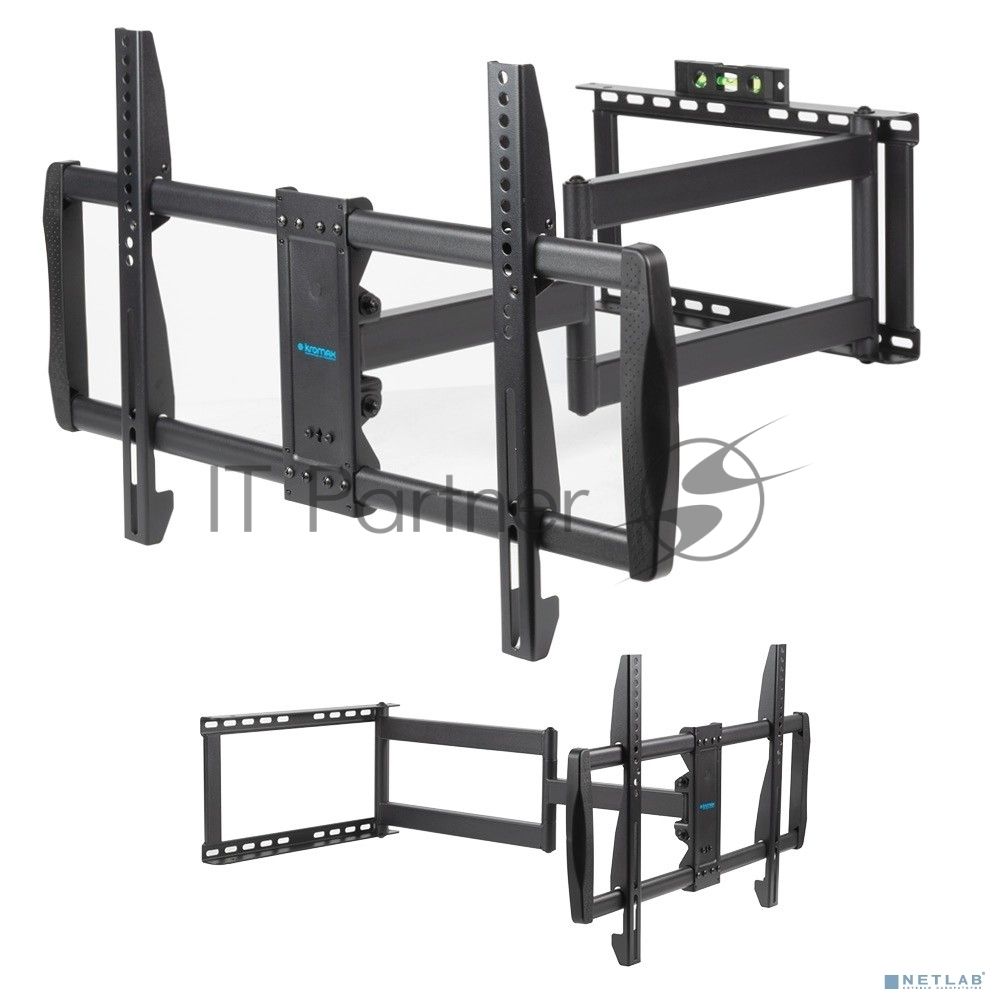 Кронштейн для телевизора Kromax GALACTIC-61 черный 32"-90" макс.45кг настенный поворот и наклон