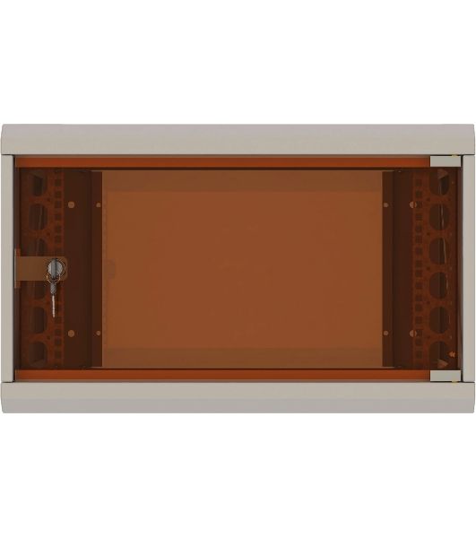 Шкаф коммутационный Suprlan (05-1506) настенный 15U 600x600 мм пер. дв. стекл направл. под закл. гайки 70 кг RAL 7035 535 мм 29.7 кг 750 мм