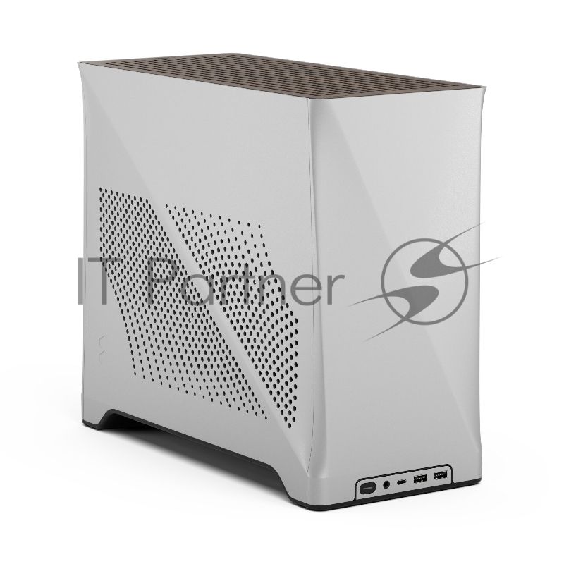 Компьютерный корпус без блока питания Fractal Design Era 2, SFF, 2x120мм, 2xUSB-A 3.0 + 1xUSB 3.2 Type-C, SFX PSU Support, mITX Silver