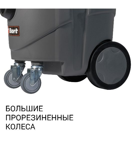 Строительный пылесос Bort BAX-1530M-Smart Clean 1600Вт (уборка: сухая/влажная) черный