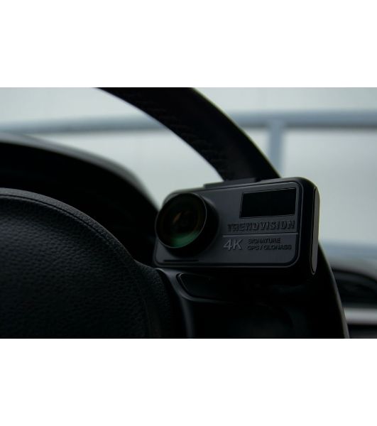 Видеорегистратор TrendVision Hybrid Signature Real 4K Max, 3840x2160, 3", GPS/ГЛОНАСС, Wi-Fi, G-сенсор, датчик движения, GPS-информатор