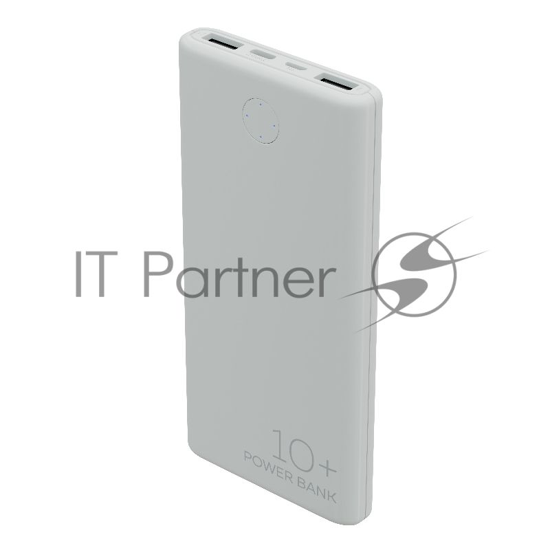 Портативный аккумулятор More choice (4610196408694) PB11-10 White 10000mAh 2USB