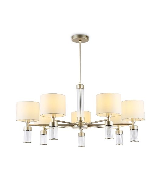 Люстра Ambrella light LH71303/7 CGD/WH золото/белый E14/7 max 40W D860*740