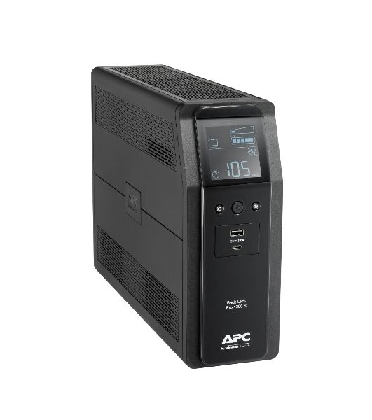 Источик бесперебойного питания APC  Back-UPS Pro BR 1200VA/720W, Sinewave,8xC13 Outlets(2 Surge & 6 batt.), AVR, LCD, Data/DSL protect, USB