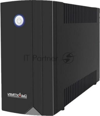 Источник бесперебойного питания Импульс Юниор 850 850 ВА/480 Вт, LED, АКБ 1х5.6А·ч, IEC-C13x4,черный