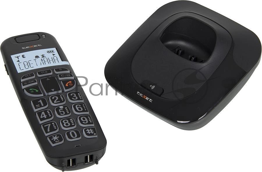 Радиотелефон teXet TX-D7505A черный