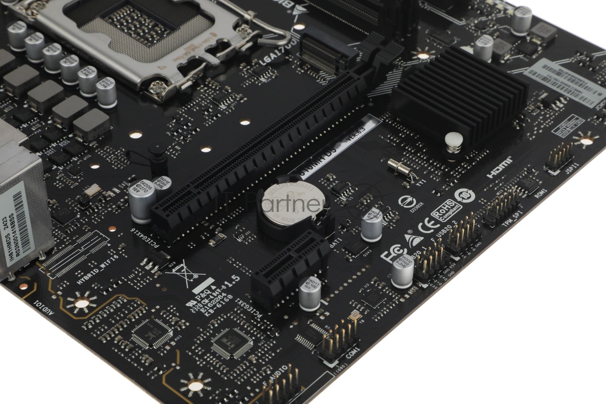 Материнская плата Biostar H610MH D5, LGA1700, Intel H610, 2xDDR5, 4xSATA, 1xM.2, 1xPCIe 4.0 x16, HDMI, D-Sub, 1x1Gb LAN, 3x3.5 мм, 7.1, microATX