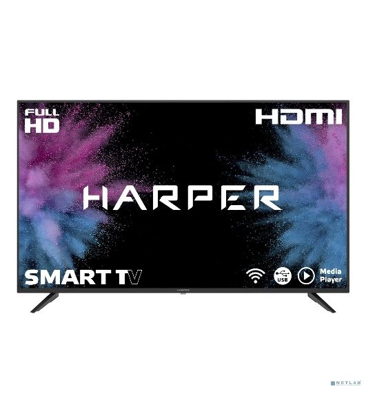 Телевизор Harper 43" 43F670TS черный LED FHD 60Hz AndroidTV 1/8Gb