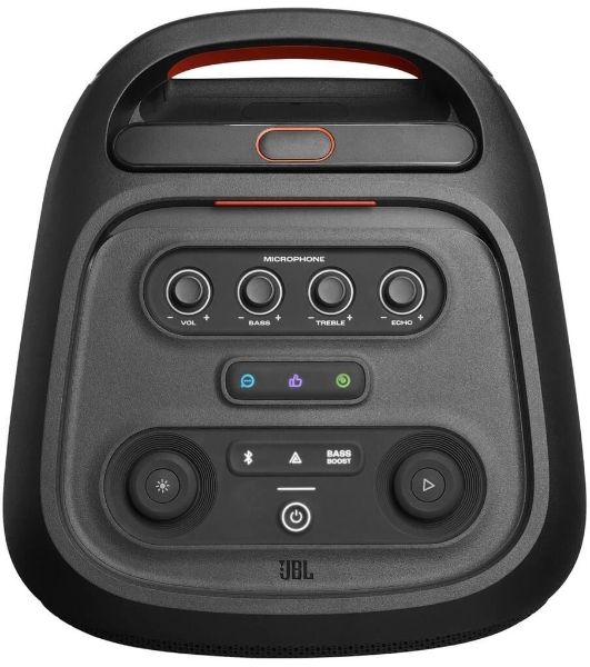 Портативная акустика JBL PartyBox Stage 320 (1.0 2 x 120 Вт, Bluetooth, AUX, USB, 6.3 мм jack, RGb подсветка, IPX4, JBLPBSTAGE320UK)