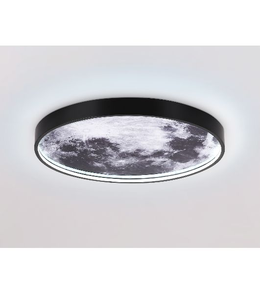 Настенно-потолочный светодиодный светильник Ambrella light FW11111 BK черный 18W LED 3000-6400K D300*38