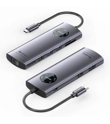 USB-концентратор Vention TQUHB, USB Type-C, USB 2.0/HDMI/RJ-45/SD/USB 3.0, USB Type-C