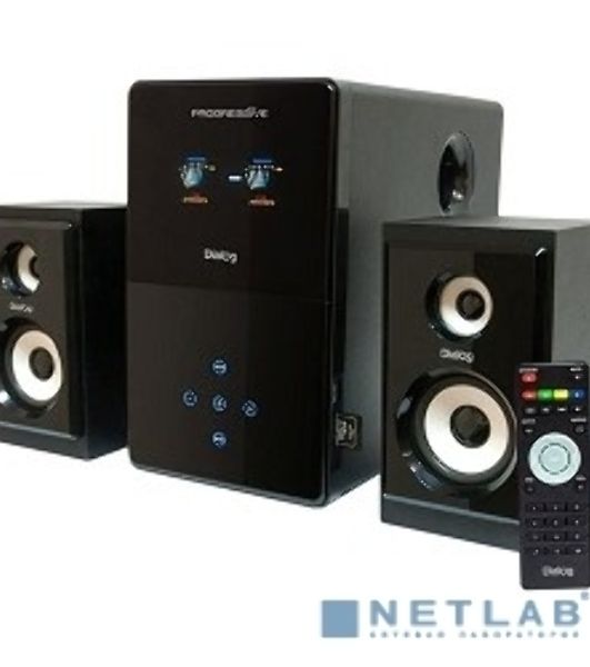 Акустическая система Dialog Progressive AP-220 черный 2.1, 30W+2*12W RMS, USB+SD reader