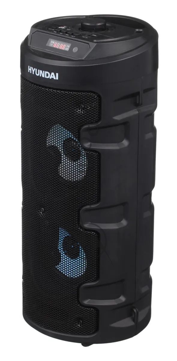 Минисистема Hyundai H-MC160 черный 50Вт/FM/USB/BT/SD/MMC