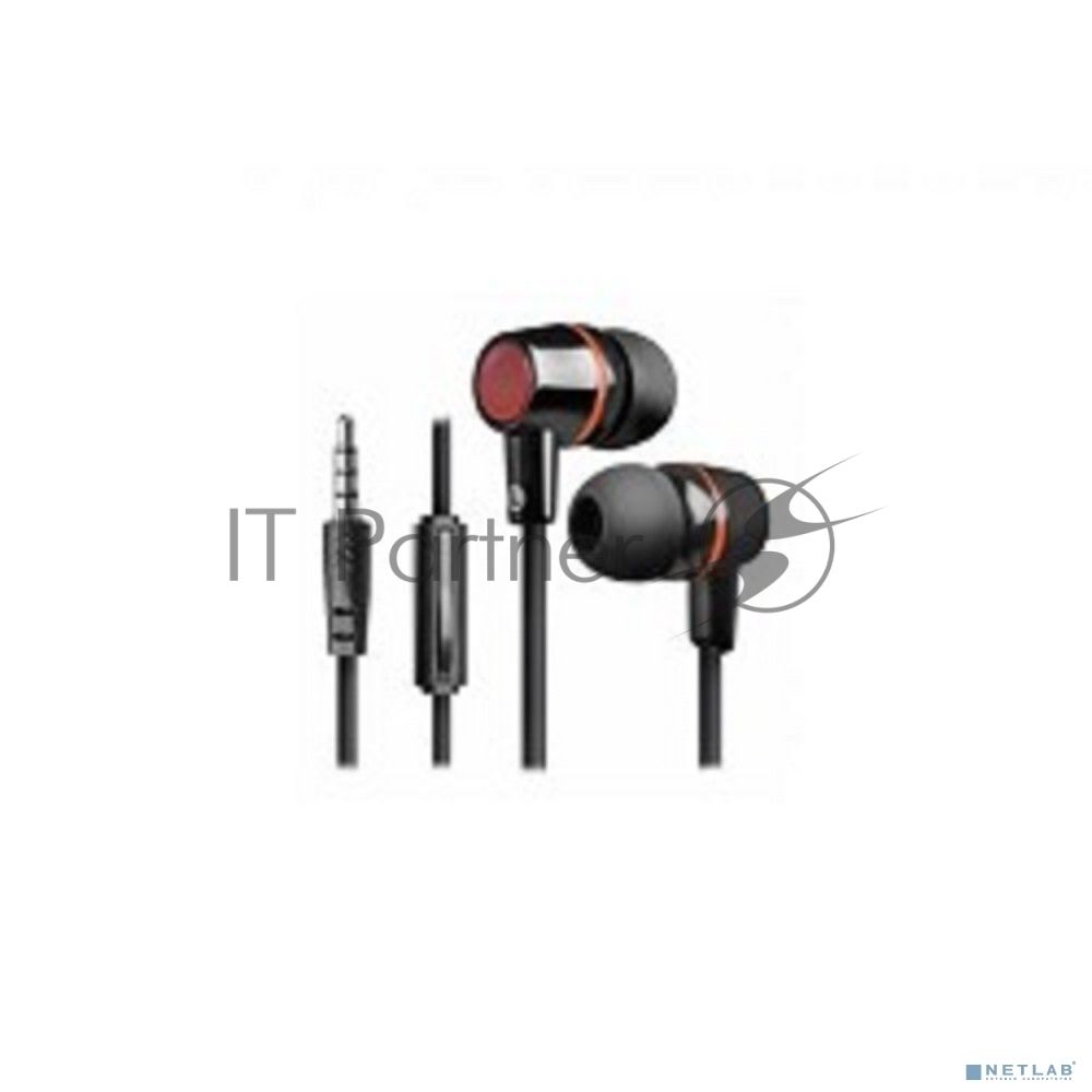 Наушники Defender Pulse 428 черный вставки