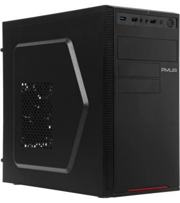 Компьютер Amur Нарвал B7I21 MT i3 12100 (3.3) 16Gb SSD 512Gb UHDG 730 FreeDOS 2.5xGbitEth 400W мышь клавиатура черный (RUS) (2147008)
