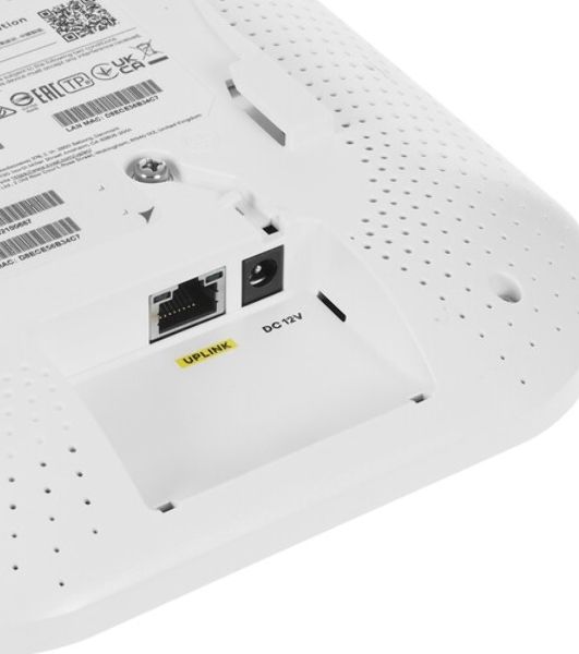 Точка доступа Zyxel NebulaFlex Pro WBE510D, Wi-Fi 7 (BE6500), MU-MIMO 4x4:2 + 2x2, двойные антенны (стена-потолок), 1xLAN 2.5GE