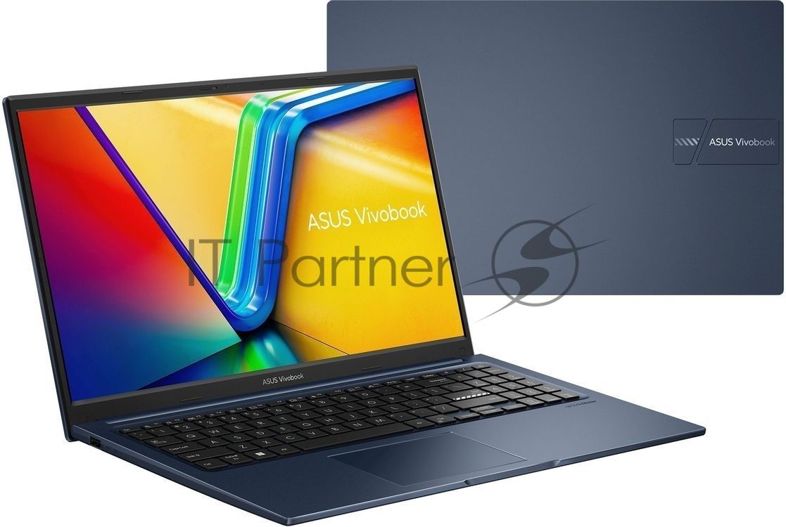 Ноутбук ASUS VivoBook X1504VA-BQ5683/15.6"/IPS/Intel Core 3 100U/8GB/256GB SSD/Intel Graphics/noOS/синий/1.7kg