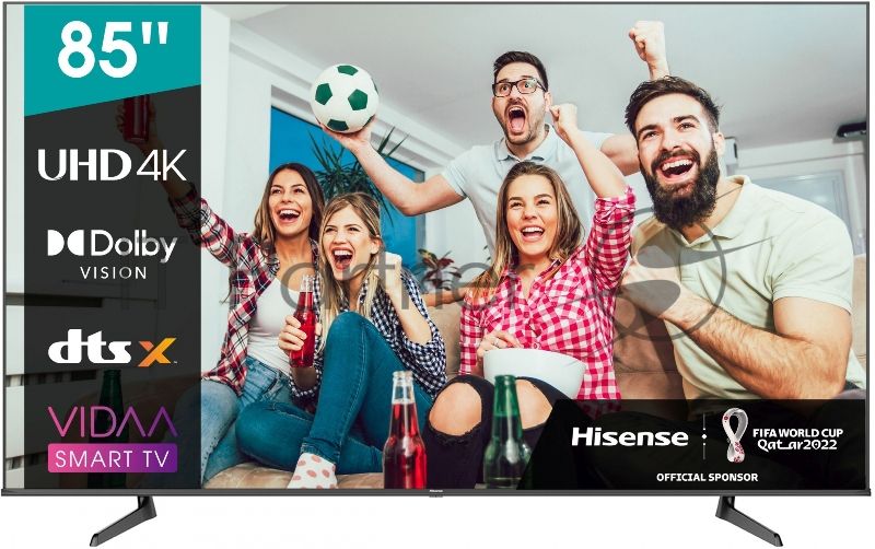 Телевизор Hisense 85" 85A6BG черный LED UHD 60Hz Smart