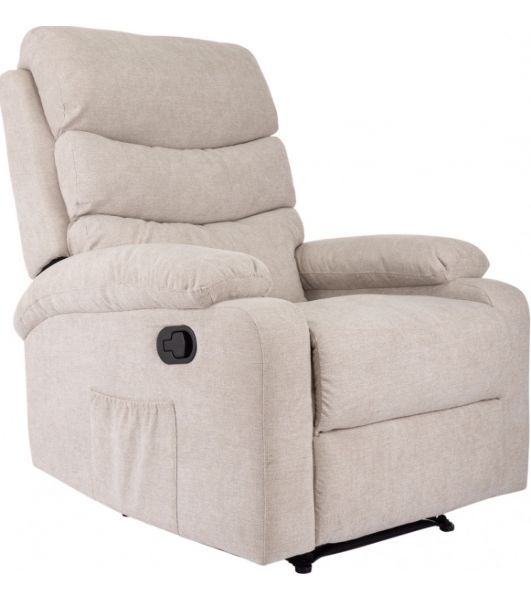 Кресло для дома Бюрократ Han бежевый, металл (_HAN/BEIGE)