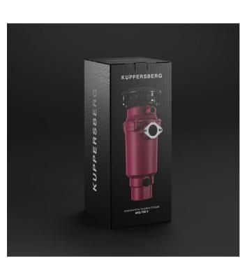 Измельчитель пищевых отходов Kuppersberg WSS 750 V, High-Tech, мощность 750 Вт, 3800-4200 об/мин, защита от перегрева, авто выключение, DC мотор, уровень шума 75 дБ, винный