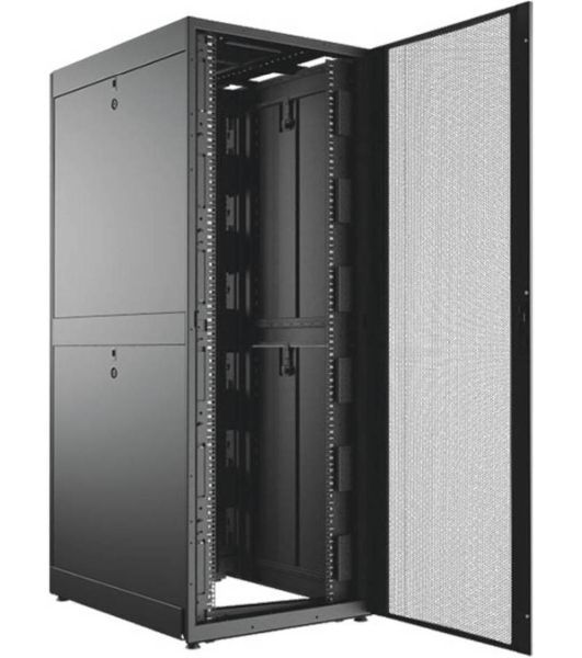 Шкаф телекоммуникационный C3 Solutions 42U 800x1200, черный, дверь перф.
