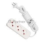 Удлинитель 3х3 м без заземл. 10А IP20 Lezard 720-0303-303