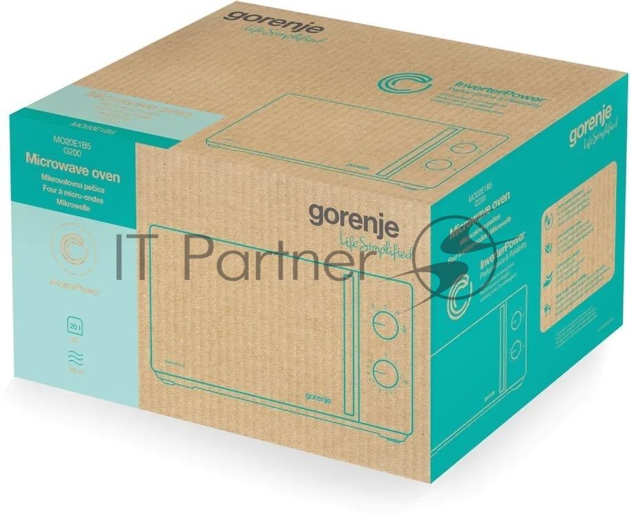 Микроволновая Печь Gorenje MO20E1B5 20л. 700Вт черный