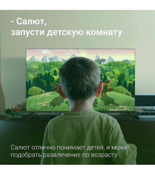 Телевизор Digma 55" DM-LED55UBB40 черный LED UHD 60Hz Салют ТВ