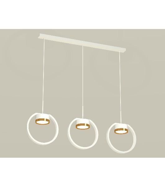 Светильник Ambrella light XB9106103/3 SWH/PYG белый песок/золото желтое полированное GX53 (C9106, N8124)