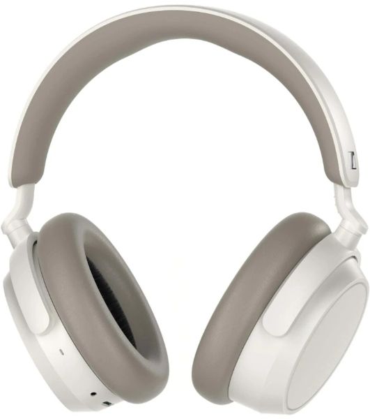 Беспроводные/проводные наушники Sennheiser Accentum Plus белый, полноразмерные, Bluetooth + Jack 3.5 мм, активное шумоподавление, до 50 ч