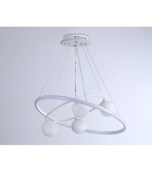 Светильник Ambrella light FL66321/1+4 WH белый 69W 3000K-6400K+G9/4 D600/400*1200 (ПДУ ИК)