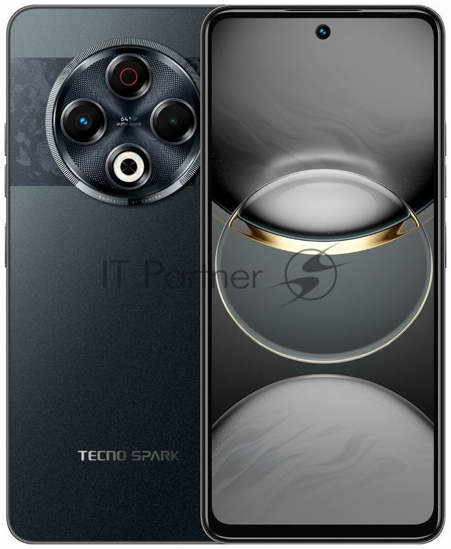 Смартфон Tecno SPARK 30, 8/128Gb, черный